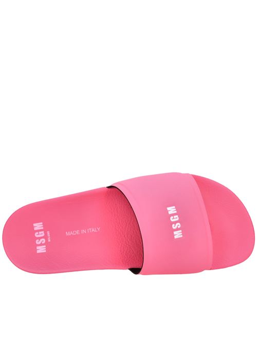 Rubber mules MSGM | 3441MDS208 970 15ROSA FLUO